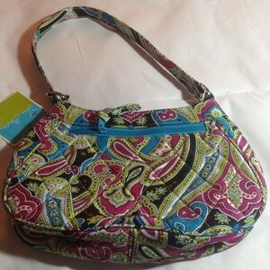NWT Retired Rare Zoe Paisley Silk Vera Bradley Bag Small
